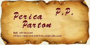 Perica Parton vizit kartica